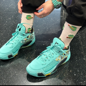 Giay Nike Air Jordan 38 Low x Guo Ailun 'Turquoise' FZ3223-300