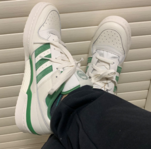 Giay Adidas Forum Low CL 'White Preloved Green' IG3778