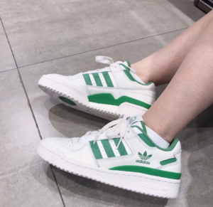 Giay Adidas Forum Low CL 'White Preloved Green' IG3778