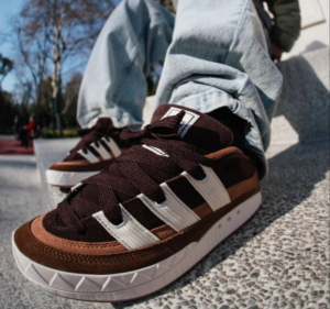 Giay Adidas Originals Adimatic 'Brown White' IF4348