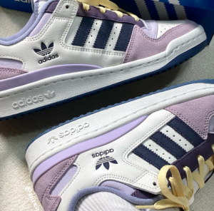 Giay Adidas Originals Forum Low CL 'White Purple' ID6266