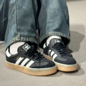 Giay Adidas Sambae 'Black White Gum' ID0436
