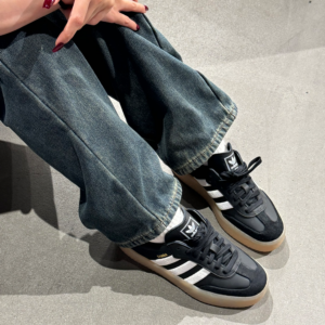 Giay Adidas Sambae 'Black White Gum' ID0436