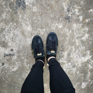 Giay Asics Mexico 66 'Black Rich Gold' 1183A349-001