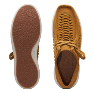 Giay Clarks Courtliteweave 'Brown' 261724507