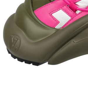 Giay Louis Vuitton Archlight Trainers 'Khaki Pink' 1A9RU5