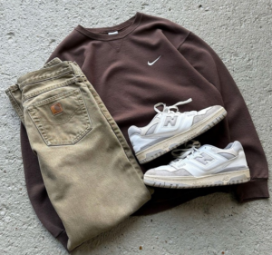 Giay New Balance 550 'White Grey' BB550NEA