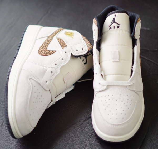 Giày Nike Air Jordan 1 Mid SE 'Brown Elephant' DZ5369-102 - Hình ảnh 3