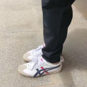 Giay Onitsuka Tiger Mexico 66 'White Navy Pink' THL7C2-0154