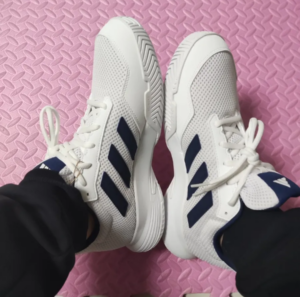 Giay Adidas Court Spec 2 'White Dark Blue' ID2470
