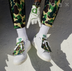 Giay Adidas Stan Smith Golf x BAPE '30th Anniversary' IG5916