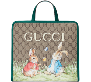 Tui Gucci x Peter Rabbit Tote Bag 'Emerald Green' 605614-FACZU-8459