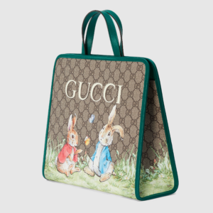 Tui Gucci x Peter Rabbit Tote Bag 'Emerald Green' 605614-FACZU-8459