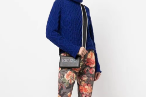 Tui Kenzo Logo Small Side Bag 'Black' FC65PM508L4599