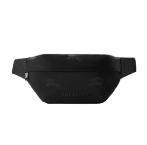 Tui Burberry EKD Print Nylon Sonny Bum Bag 'Black' 80710381