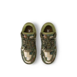 Giay Louis Vuitton LV Maxi Trainers 'Khaki Green' 1ACNCT