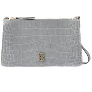 Tui Burberry Embossed Leather Mini TB 'Cloud Grey' 80630031