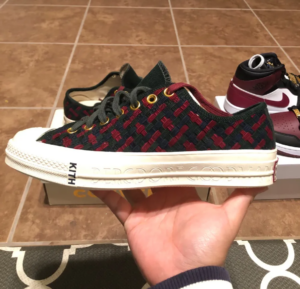 Giay Converse Chuck 70 Low x Kith 'Multi Woven' 165629C