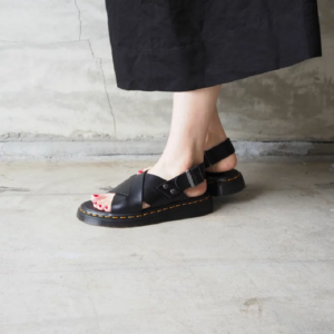 Dep Dr. Martens ZANE Cross Strap Leather 'Black' 30765001