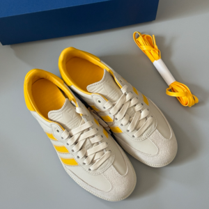 Giay Adidas Pharrell x Samba Human Race 'Gold' ID9068