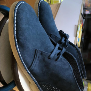 Giay Clarks Desert Boot Navy Sashiko 'Blue' 26169154
