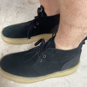 Giay Clarks Originals Desert Cup Suede 'Black' 261678687