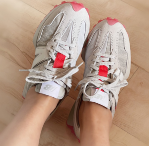 Giay New Balance 327 x Levi's 'Grey Red' MS327LVC