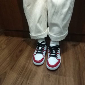 Giay Nike Air Jordan Nu Retro 1 Low GS 'Chicago' FB4412-611