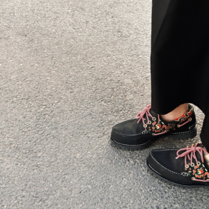 Giay Timberland 3-Holes Boot Shoes x Clot 'Black' A5Z6UW