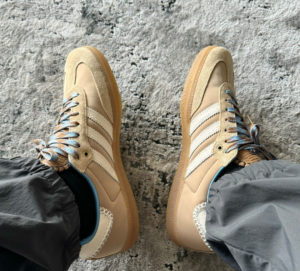 Giay Adidas Samba x Wales Bonner 'Desert White' IH3261