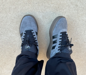 Giay Adidas Samba XLG 'Grey Black Gum' ID3201