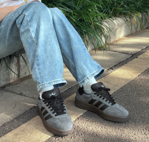 Giay Adidas Samba XLG 'Grey Black Gum' ID3201