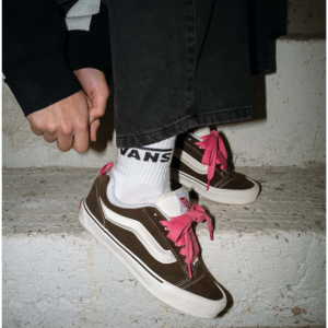 Giay Vans Knu Skool Retro 'Brown True White' VN0009QCBF2