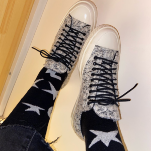 Giay Converse Boucle Wool Chuck 1970s 'Freece Lined' 166254C