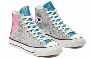 Giay Converse Chuck 70 Hi 'Pride Shimmering Silver' 165723C