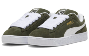 Giay Puma Suede XL 'Dark Olive White' 395205-13