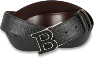 That Lung Bally Men's Logo Buckle Belt 'Black' 6226631