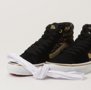 Giay Vans Sk8‑Hi Lunar New Year 'Black Gold' VN0A5FCCZX1