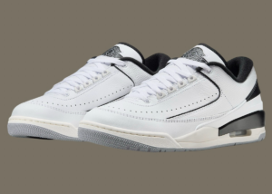 Giay Nike Air Jordan 2/3 'White Black' FD0383-100