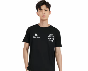 Ao Anti Social Club SS22 'Black' 69LE1511