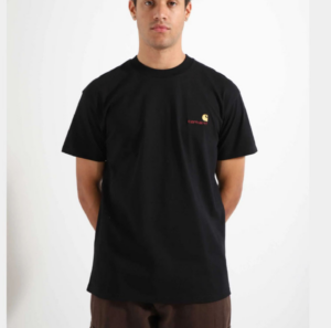 Ao Carhartt WIP American Script 'Black' I029956-89-XX