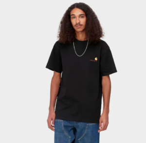 Ao Carhartt WIP American Script 'Black' I029956-89-XX