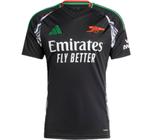 Ao Adidas Arsenal 24/25 Away Jersey 'Black' IT6148