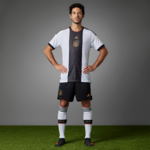 Ao Adidas Germany 22/23 Home Jersey 'White Black' HF1693