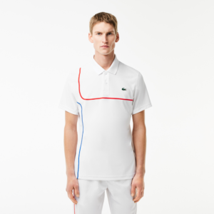 Ao Lacoste Ultra Dry Pique Tennis 'White' DH7362-51-800