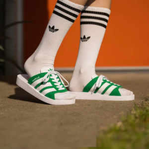 Dep Adidas Gazelle Beach Slides 'Green' JQ7426