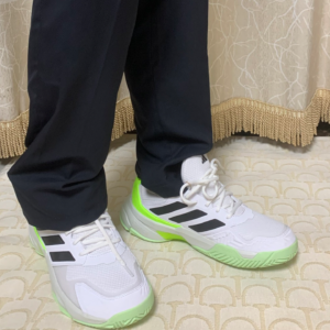 Giay Adidas CourtJam Control 3 'White Lucid Lemon' IF0459