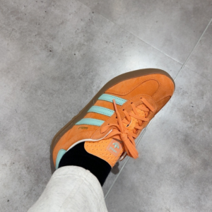 Giay Adidas Gazelle Indoor 'Orange Clear Mint' IH7499