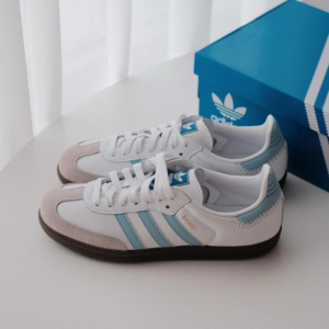 Giay Adidas Samba OG J 'White Clear Sky' JI2009