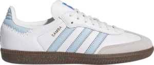 Giay Adidas Samba OG J 'White Clear Sky' JI2009